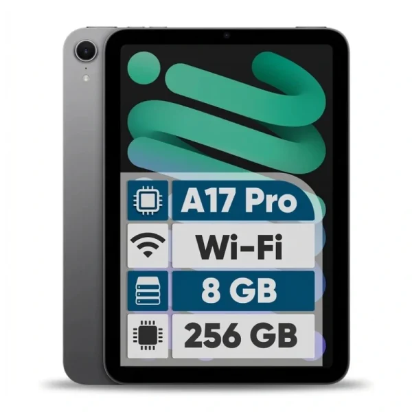 تبلت 8.3 اینچی اپل مدل iPad Mini 7th Generation 2024 Wi-Fi ظرفیت 256 گیگابایت و رم 8 گیگابایت